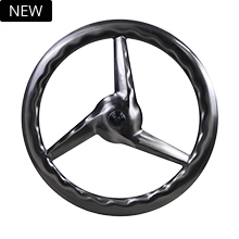 Triflow-C21 carbon rim brake tri spoke front wheel clincher